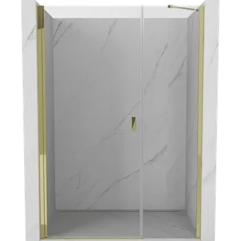 Sprchové dveře Mexen Mist-B sprchové dveře otočné 115 cm, transparentní, zlaté - 8A2-115-001-50-00 Sprchové dveře
