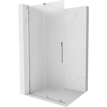 Mexen Velar posuvná sprchová stěna Walk-in 75 x 200 cm, mražené 8 mm, chrom - 871-075-000-33-01 Sprchové stěny