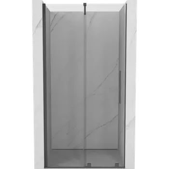 Sprchové dveře Mexen Velar posuvné sprchové dveře 120 cm, transparentní, kartáčovaná zbraň šedá - 871-120-000-01-66 Sprchové dveře