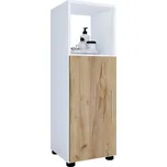 Vcm Koupelnová střední skříňka Flandu, bílá