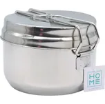 Home Elements Třídílný ešus nerezový Množství: 1 ks Home Elements