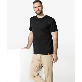 Pánské tričko CityZen - CORO Pánské merino tričko černé S