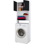 Vcm Koupelnová skříňka Jutas, černá/bílá