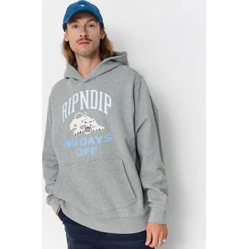 Pánská mikina RipNDip White Panther HD (heather grey) XL, šedá