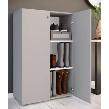 Vcm Botník Lona XL 3dílný, šedý