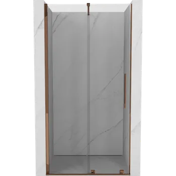 Sprchové dveře Mexen Velar posuvné sprchové dveře 100 cm, transparentní, růžové zlato - 871-100-000-01-60 Sprchové dveře