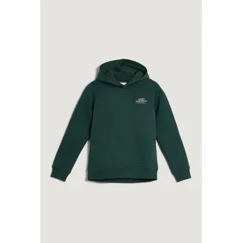 Dívčí mikina MIKINA GANT GRAPHIC HOODIE TARTAN GREEN