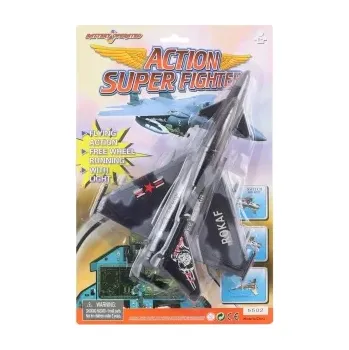 Hračka pro nejmenší Stíhačka na baterie s točivým zavěšením