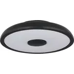 Globo 41366B LED stropní svítidlo s reproduktorem Raffy 1x18W | 820lm | 3000-6500K | RGB | IP44- stmívatelné, Bluetooth, dálkové ovládání, noční režim, paměťová funkce, černá, opál