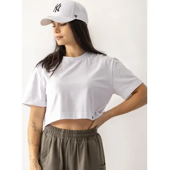 Dámský basic bílý croptop VSB LILLY, VELIKOST XXS/XS