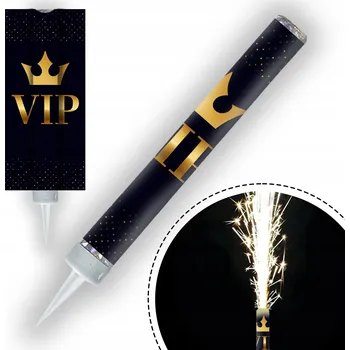 Dortová svíčka DORTOVÁ FONTÁNA VIP VÝJIMEČNÝ HOST PRO VIP PRESTIŽNÍ PRSKAVKA SVÍČKA 12cm