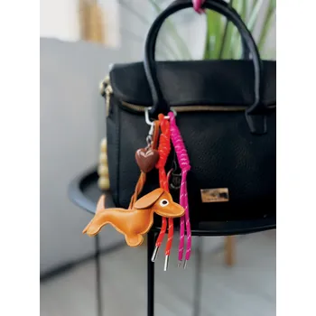 Dámské punčochy Neónový prívesok s jazvečíkom, VELIKOST UNI