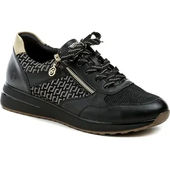 Dámské polobotky Remonte D1G08-05 černé dámské nadměrné polobotky EU 42 + DÁREK + Doprava ZDARMA