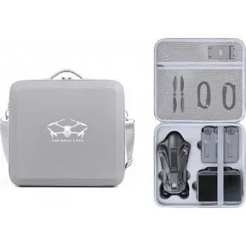 RC vybavení Šedé PU pouzdro na rameno pro dron DJI Mavic 4 Pro 1DJ8196