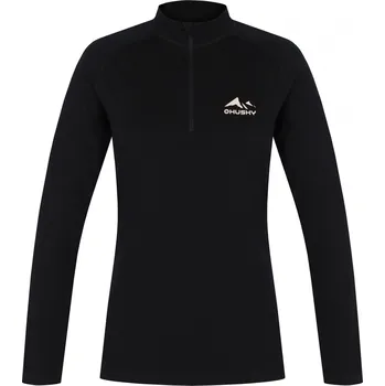 Dámský merino rolák HUSKY Merow Zip černé Velikost: S