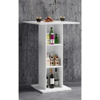 Jídelní stůl Vcm Barový stůl Standos, bílý