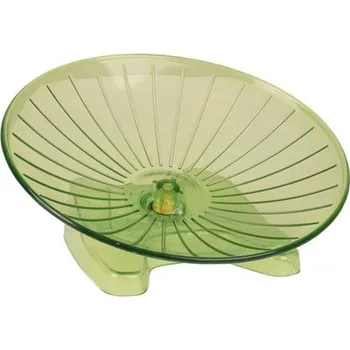 Hračka pro psa Disk běhací plast zelený Flamingo M, prům. 20,8cm