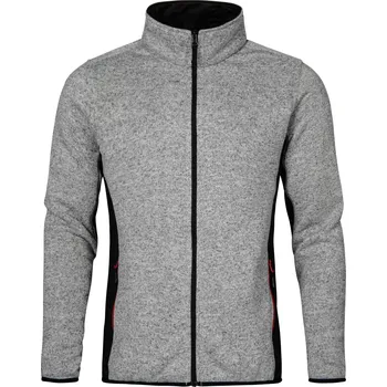 Pánská mikina Promodoro Pánská pletená fleecová bunda E7700 Heather Grey XL