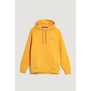 Pánská mikina MIKINA GANT REG SHIELD HOODIE YELLOW LICHEN