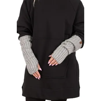 Rukavice Pohodlné návleky / rukavice Vivisence 7217 Barva: Šedá, Velikost: UNI