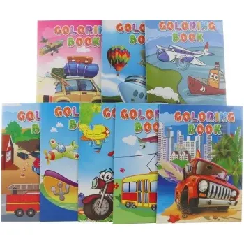 omalovánky Omalovánky A4 dopravní prostředky