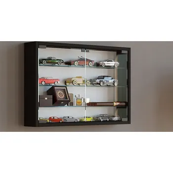 Komoda Vcm Nástěnná vitrína Mandosa M, černá