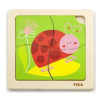 Puzzle Viga puzzle Beruška 4 dílky