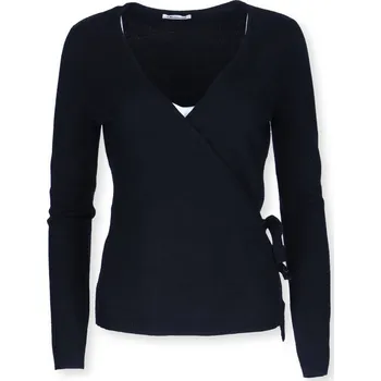 Dámský svetr Svetřík zavinovací Damod 01259 barva: černá