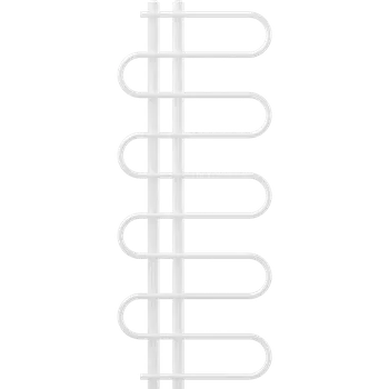 Radiátor Mexen Kiso dekorativní koupelnový radiátor 1250 x 500 mm, 256 W, bílý - W114-1250-500-00-20 Koupelnové radiátory