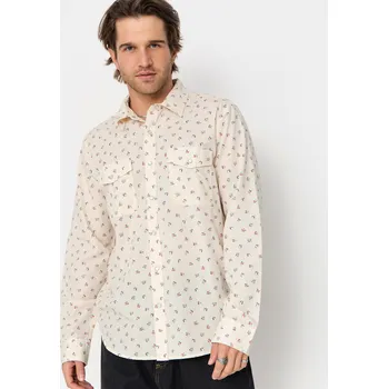 Pánská košile Brixton Wayne Wvn Ls (whitecap) L, bílá