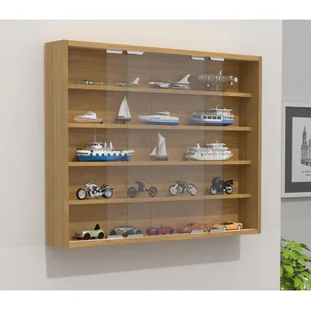 Komoda Vcm Nástěnná vitrína Agisa L, buk