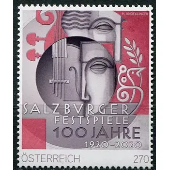 Poštovní známka Österreich post (2020) MiNr. 3499 ** - Rakousko - Sto let Salcburského festivalu