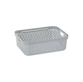 Odpadkový koš PLASTOVÝ KOŠ MORSETTA XL SVĚTLE ŠEDÝ -JAG