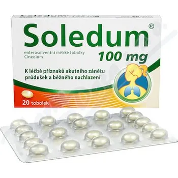Lék na kašel, rýmu a nachlazení Soledum 100mg 20 tob
