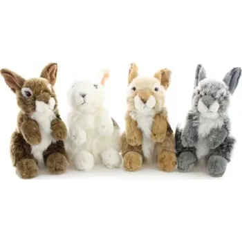 plyšák Plyšový sedící zajíček 20 cm