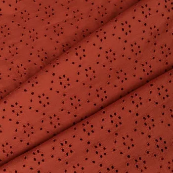 Madeirový úplet barva cihlová