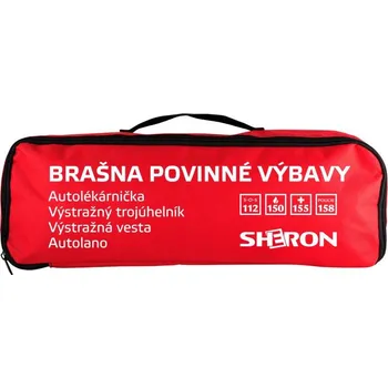 Autolékárnička SHERON Brašna povinné výbavy červená CZ