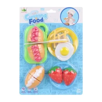 Dětská kuchyňka Lamps sada krájení potravin 45,5 x 30,5 x 5 cm