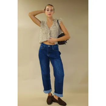 Dámské džíny Kalhoty džínové BARREL 3D-1699 velikost: XL