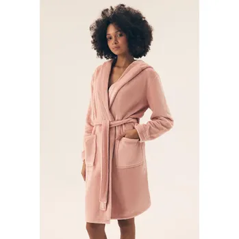 Dámský župan DÁMSKÝ ŽUPAN BIRD 42877 AW25 Růžová L