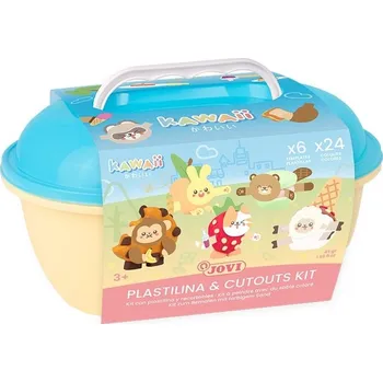 Modelovací hmota JOVI Kawaii PLAY&FUN plastelína kufřík 50 ks
