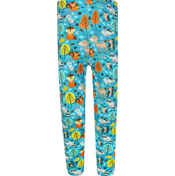 Dívčí legíny V-Mart, Chlapecké legíny Zvířátka na petrolejové 134/140