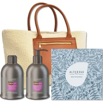 Kosmetická sada Alter Ego Chrom Ego Silver Maintain Vánoční Set - Šampon 300 ml + kondicionér 300 ml Dárková sada