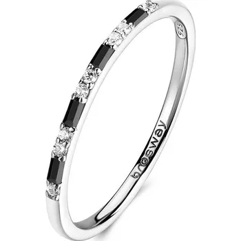 Prsten Prsten Brosway Fancy Mystery Black FMB128 Velikost 56