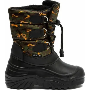 Dívčí sněhule Dětské sněhule Oldcom WINTRY 36/37 Černá, Khaki