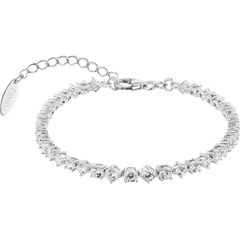 Náramek Stříbrný náramek se zirkony - AP542-4071