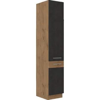 Šatní skříň Potravinová skříň, šíře 40 cm Šedý mat