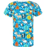 V-Mart, Chlapecké tričko s krátkým rukávem Zvířátka na petrolejové 92