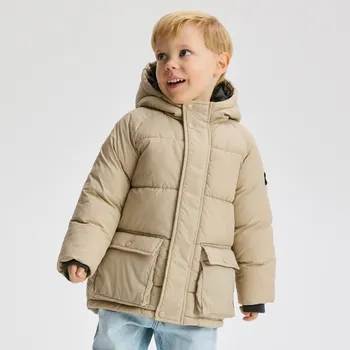 Chlapecká bunda Reserved - Bunda s kapucí - béžová - PC592-08X - PC592-08X-98
