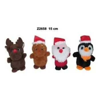 plyšák Zwierzęta świąteczne 15cm MIX